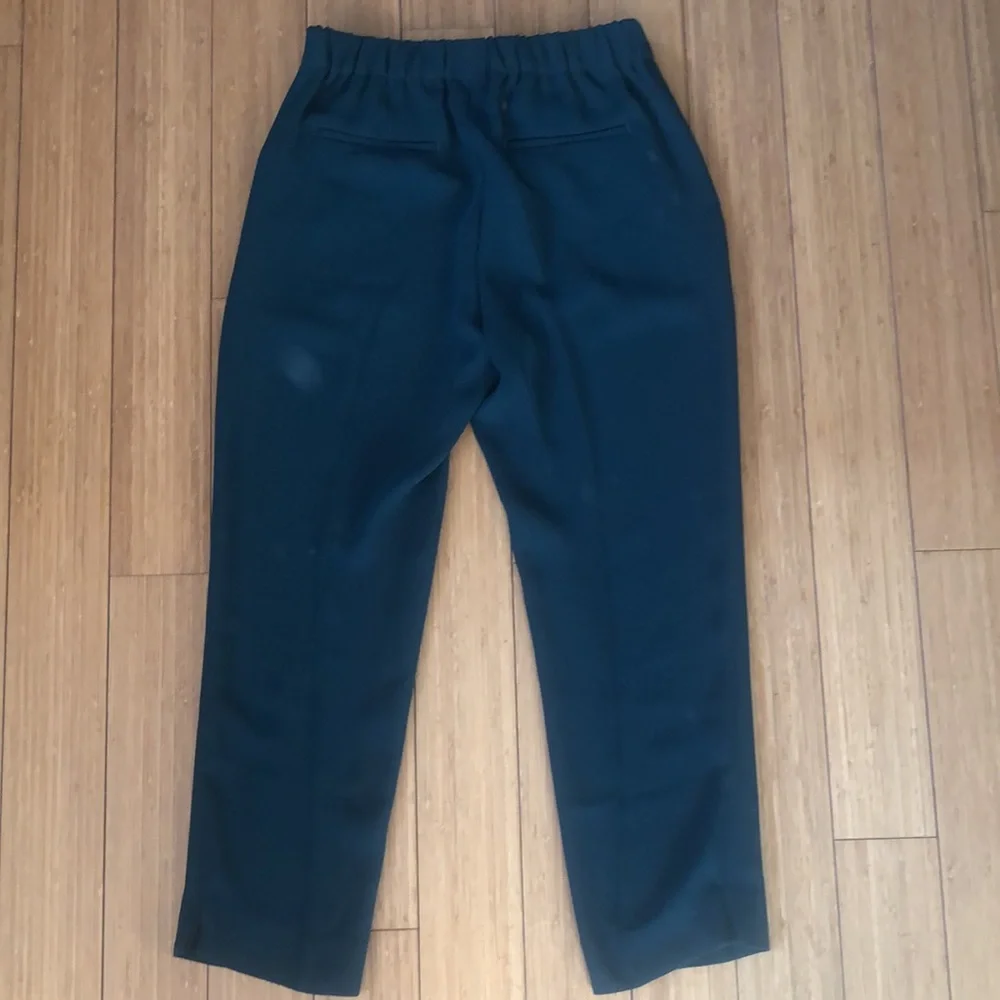 J CREW - NWOT Pull-On Easy Pant in Matte Crepe - Evergreen - Picture 7 of 7